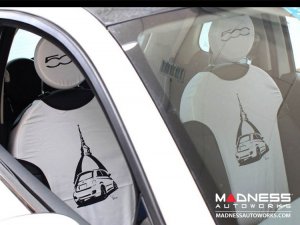 FIAT 500 Seat Cover Set - Mole Antonelliana